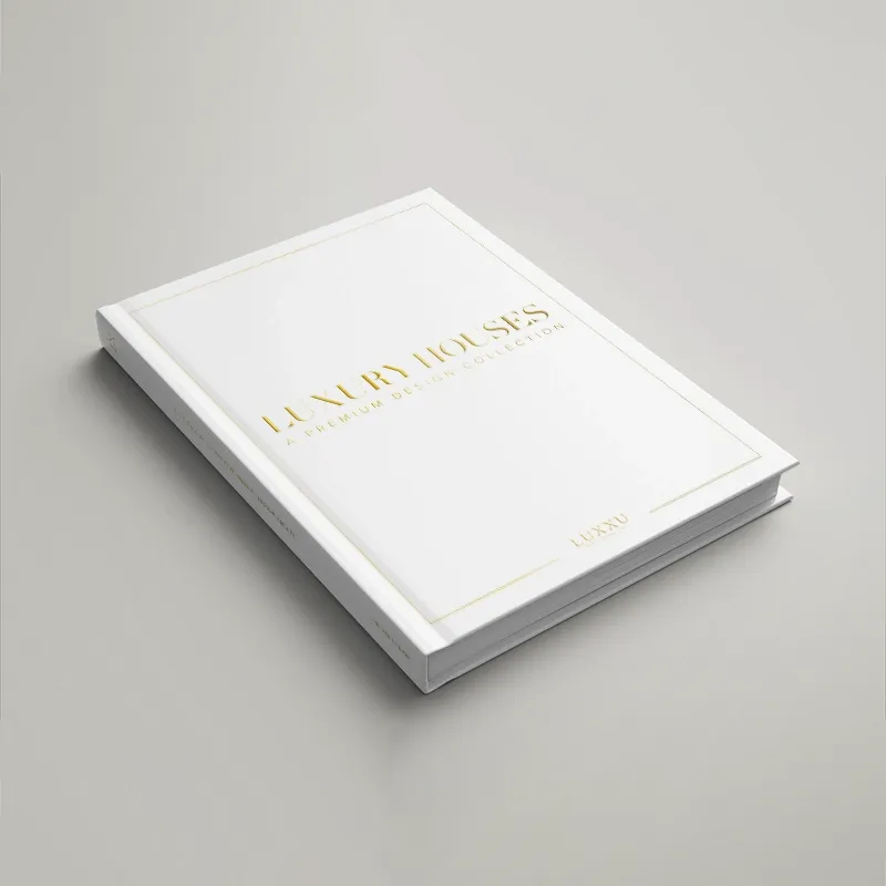 LUXXU catalogue with editorial printing and finishing