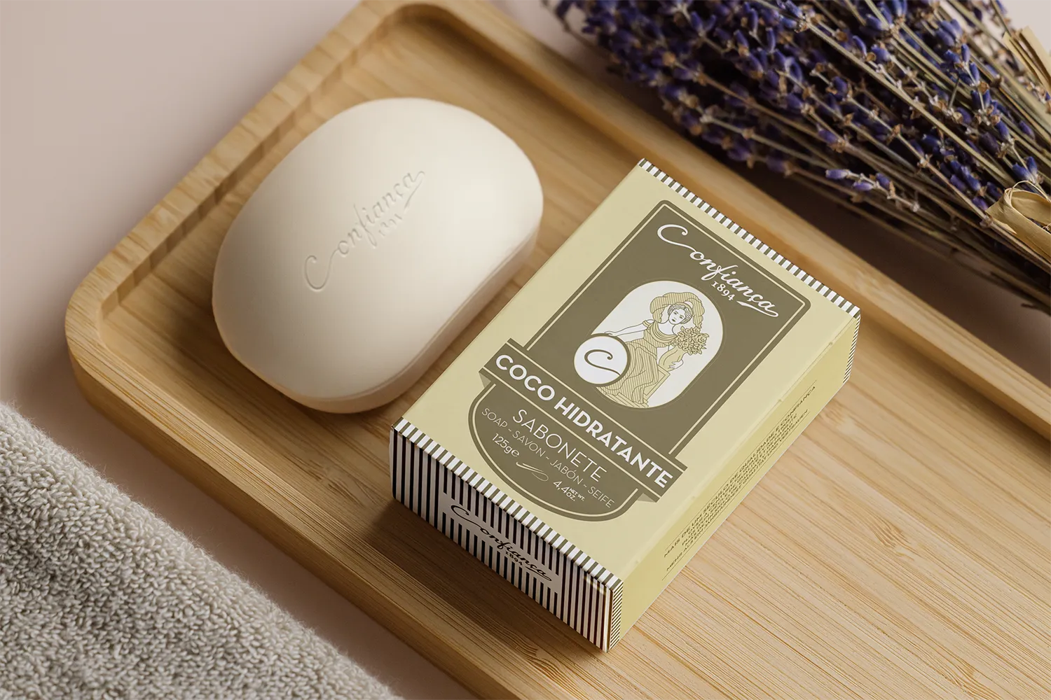 Printed Saboaria Confiança packaging