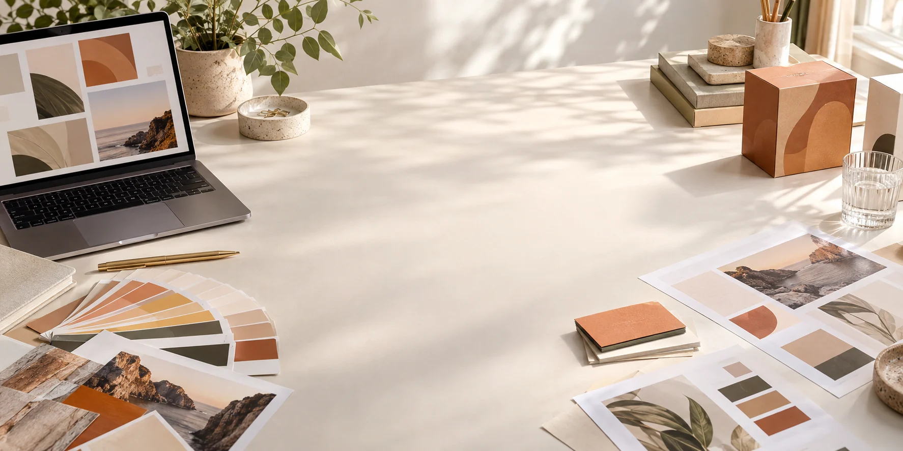 Design graphique AJNET avec identité visuelle, branding et supports de communication