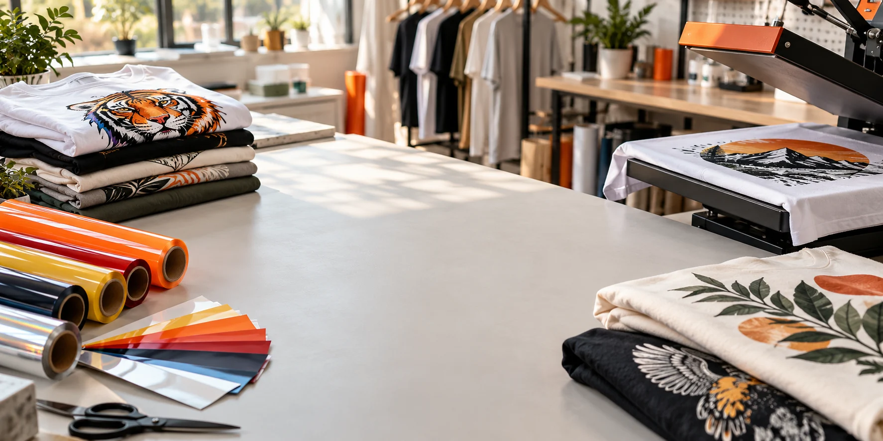 AJNET DTF transfers for quality textile customisation