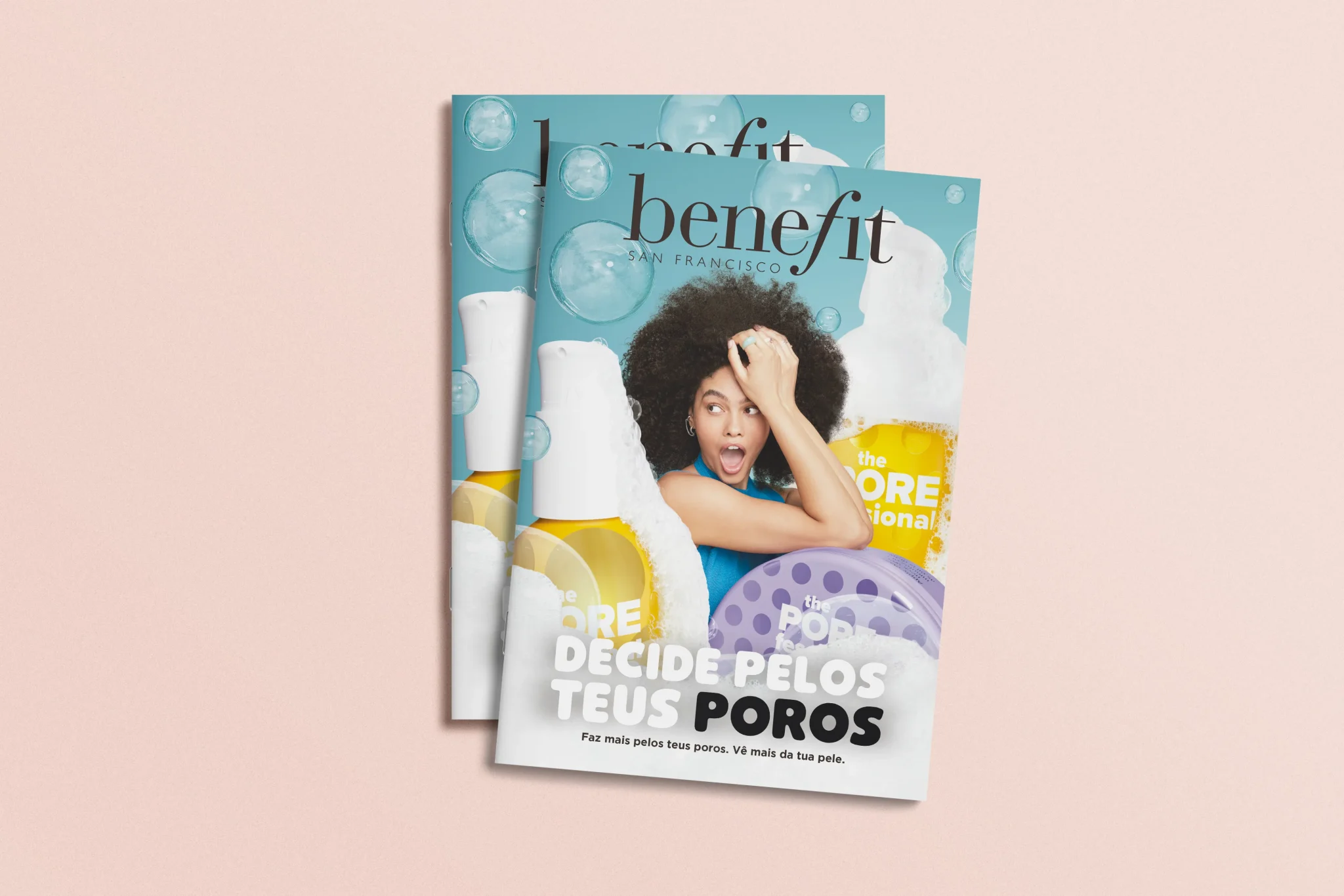 Supports de communication Benefit produits pour une campagne