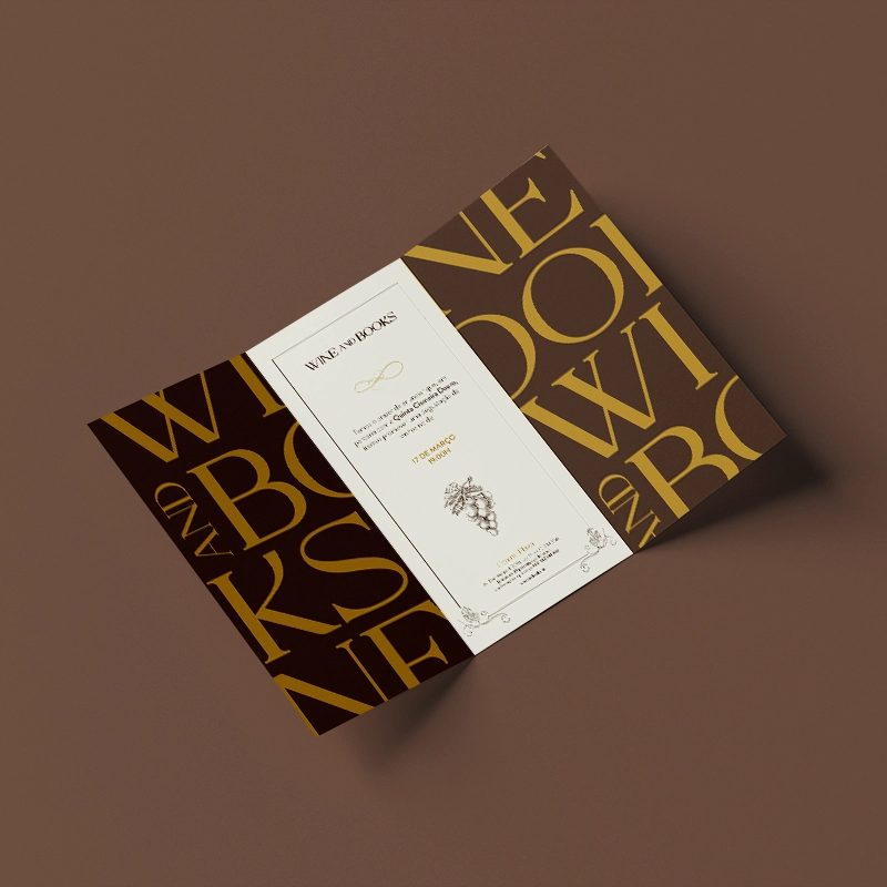 Supports imprimés Wine and Books