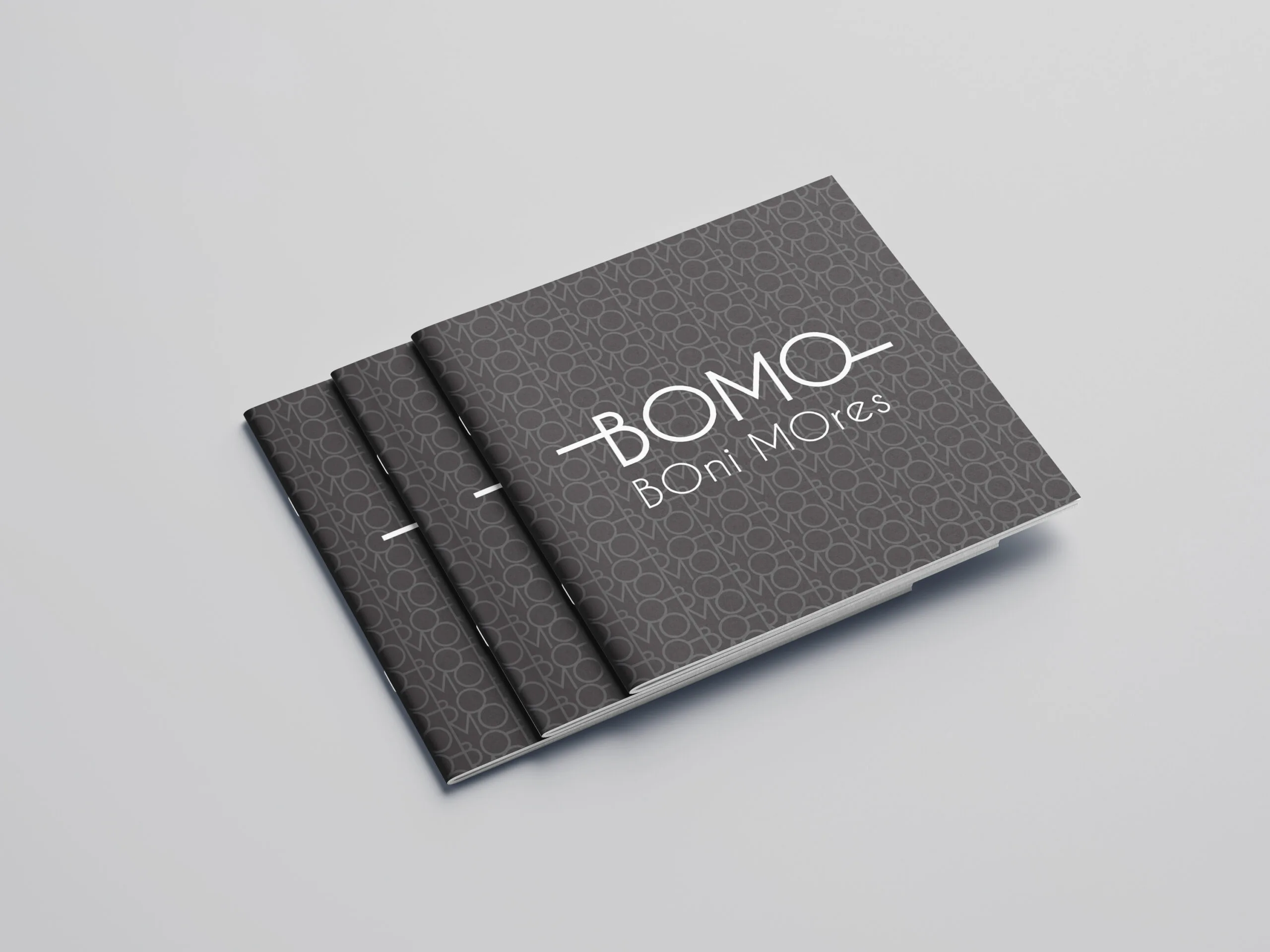 Finish of the printed BOMO brochure