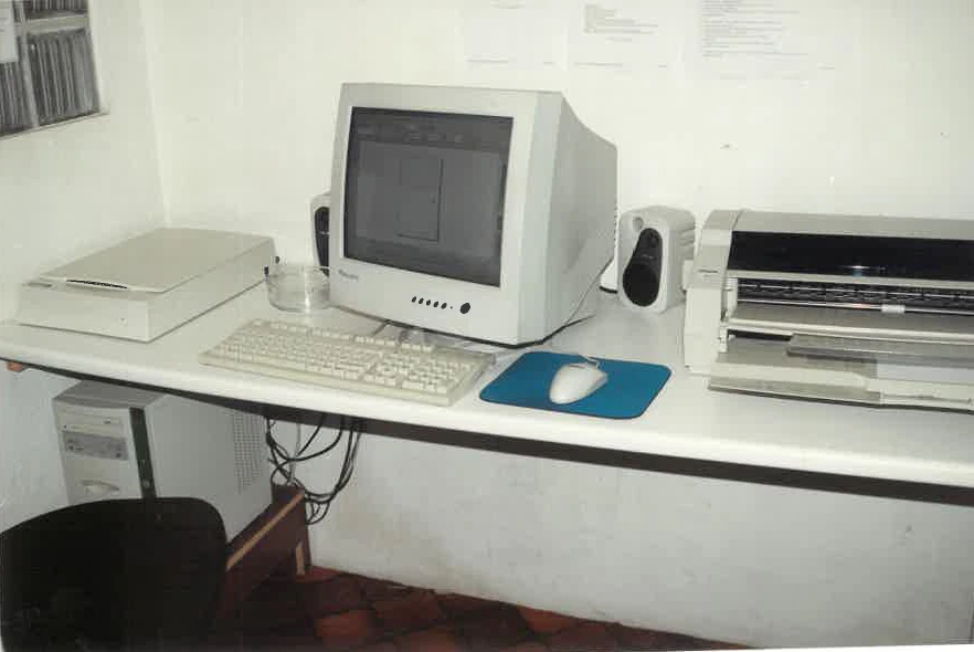 Computer equipment used in AJNET’s early years
